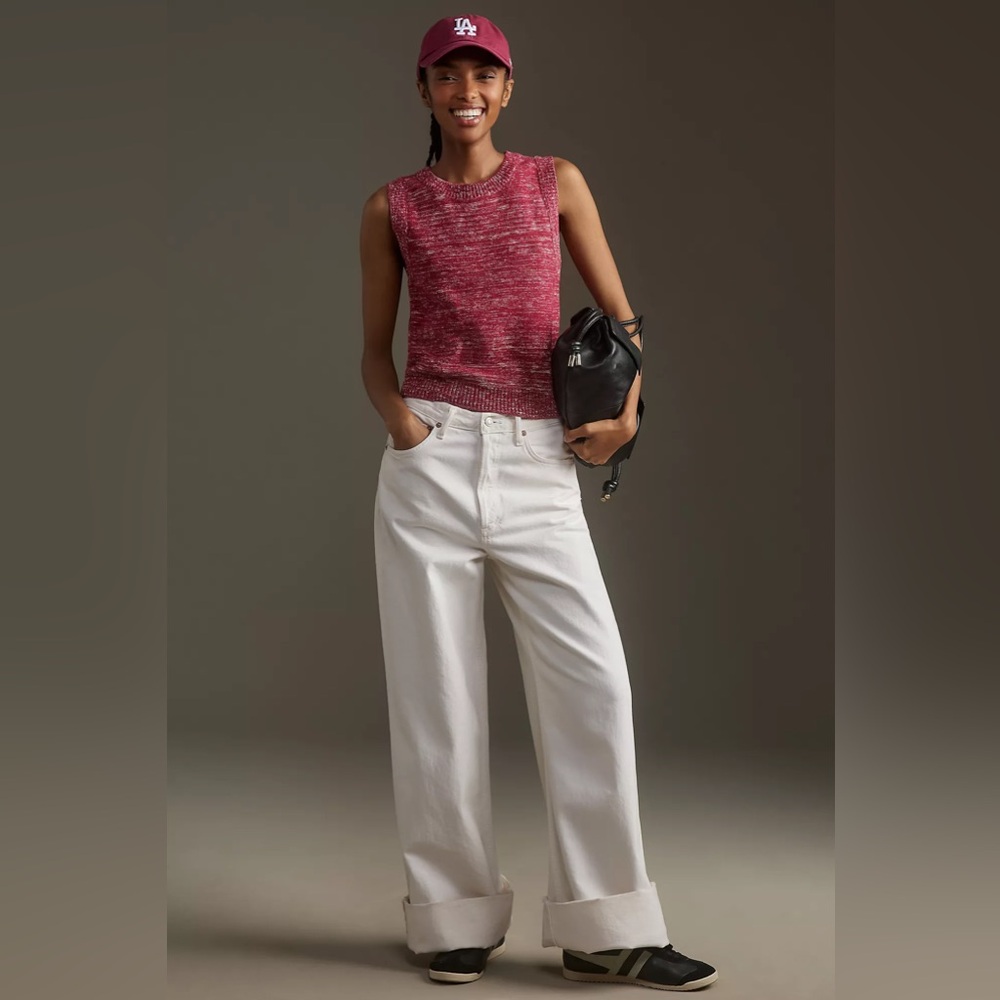 Pilcro crew neck sweater vest